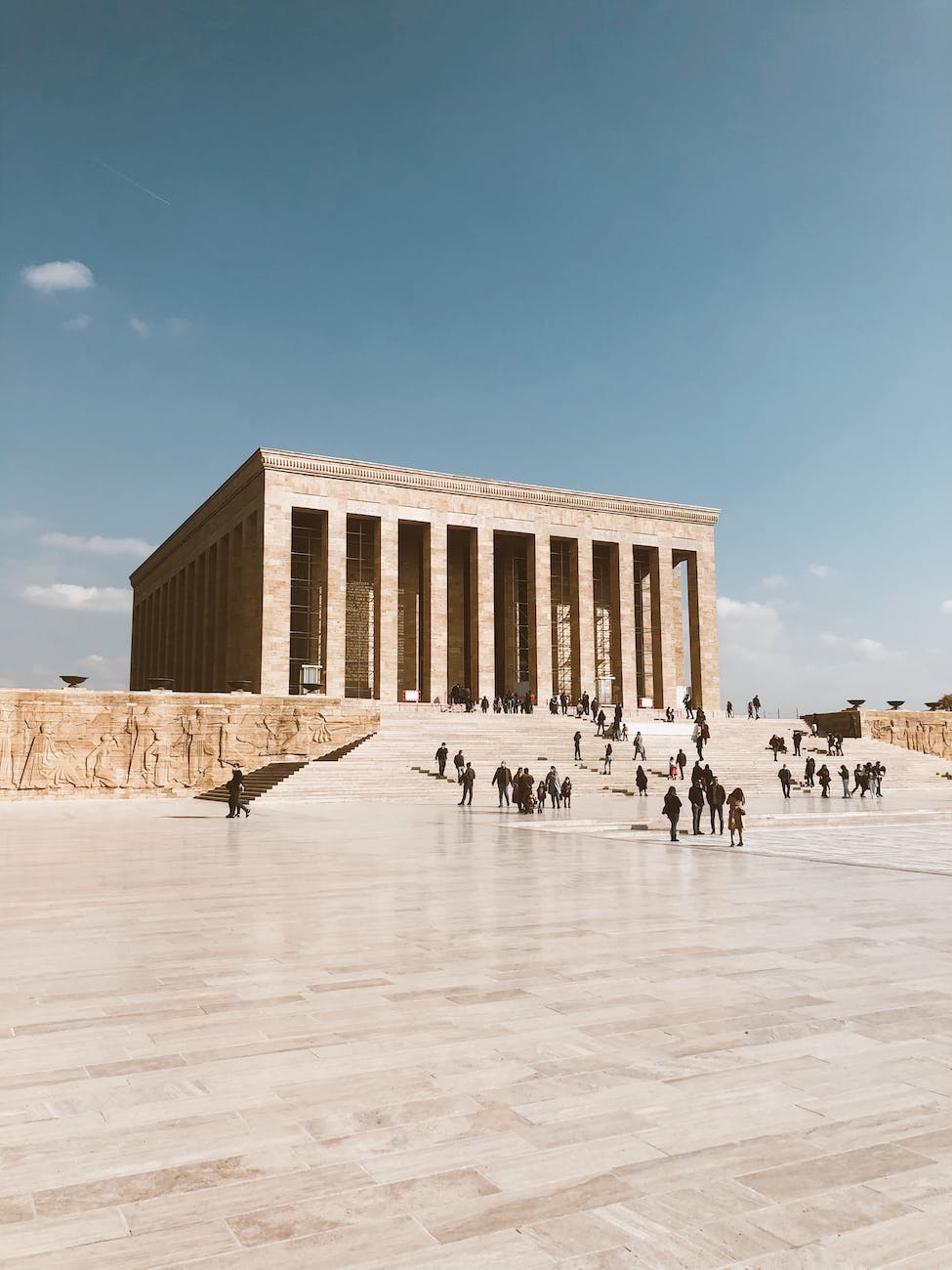 clear sky over anitkabir