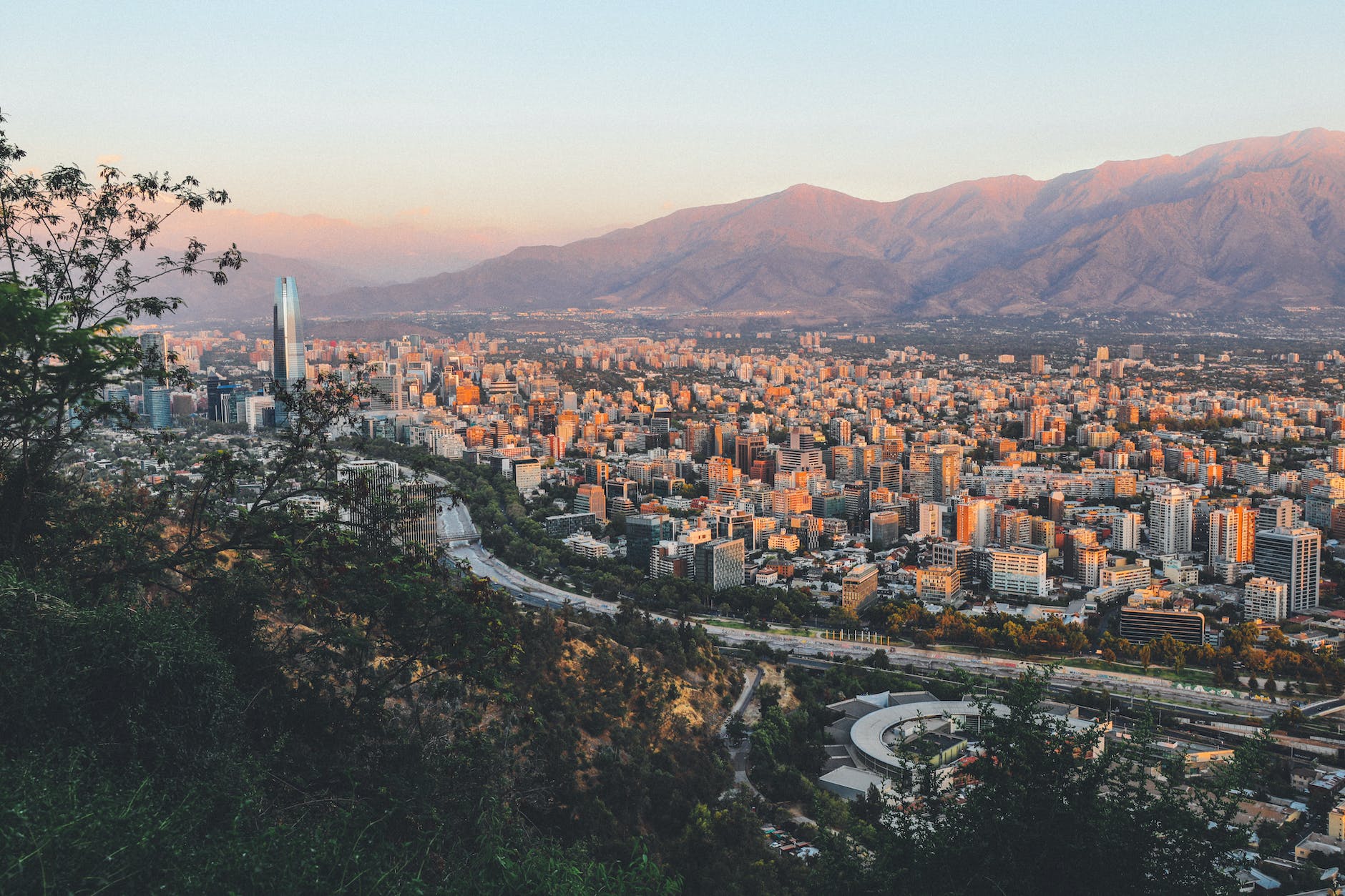 aerial photography of city near mountain