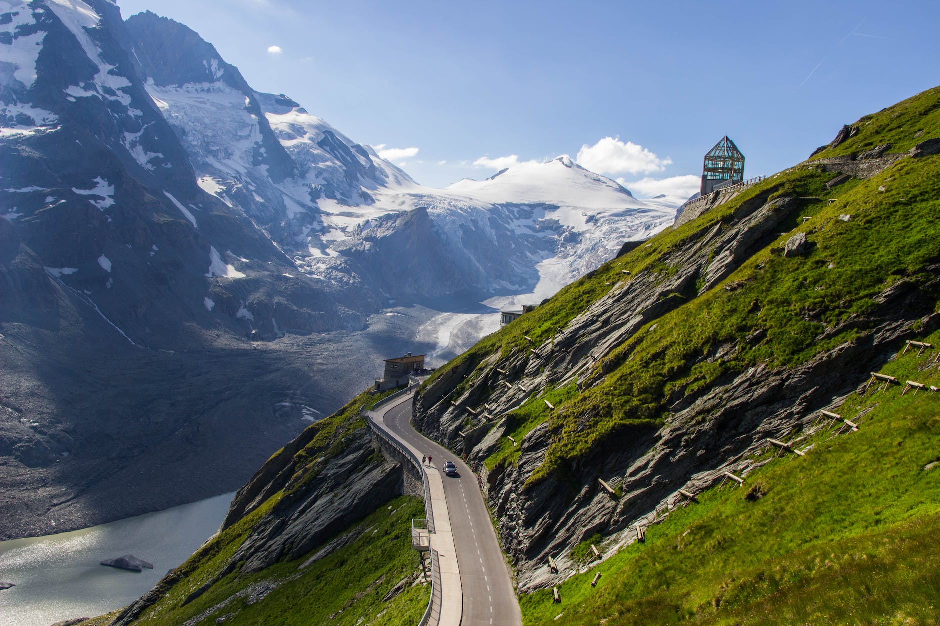 road on a mountainside