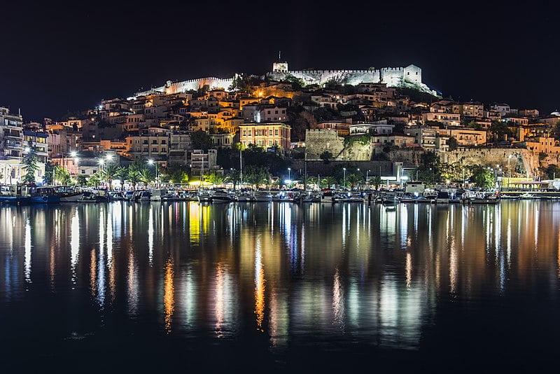 Kavala Gece Manzarası