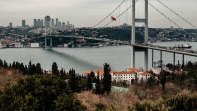 Nakkaştepe Millet Bahçesinden 15 Temmuz Şehitler Köprüsü Manzarası